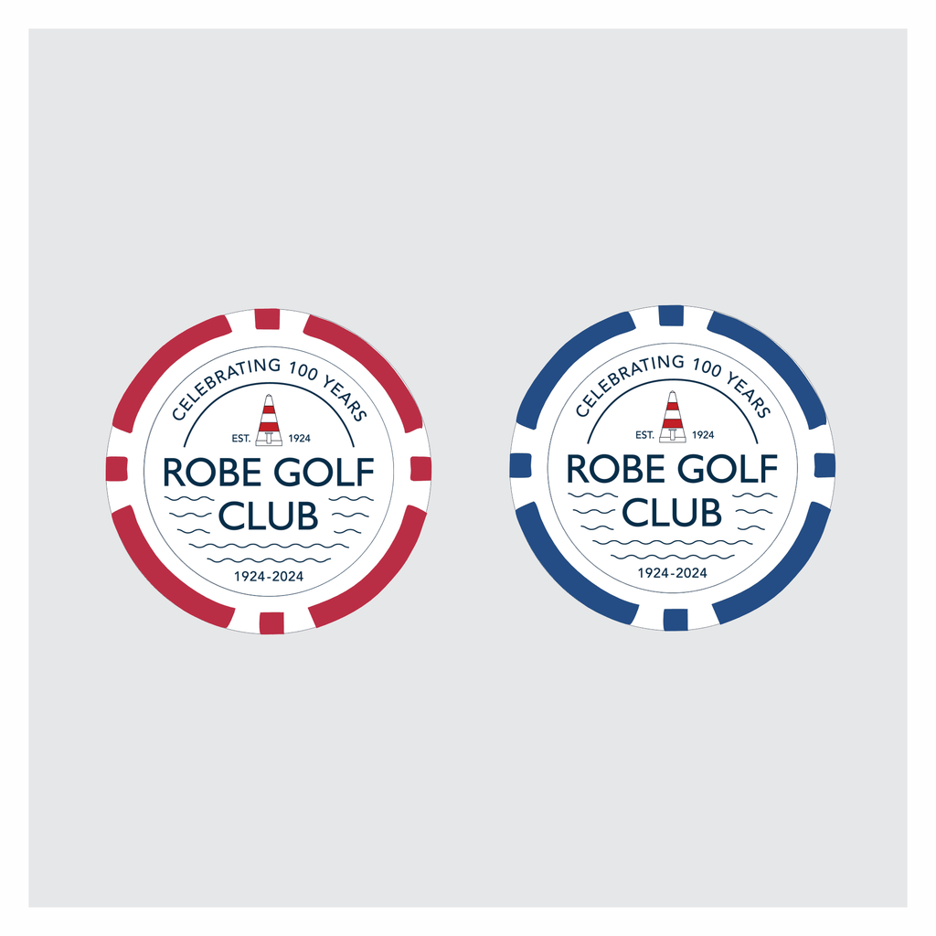 Poker Chip Ball Marker - Robe GC - The Back Nine Online